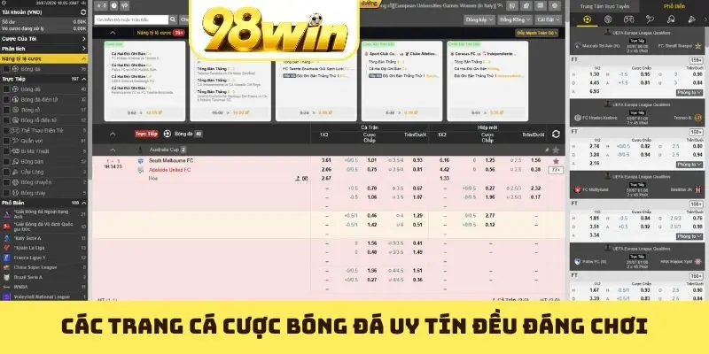 Trang Cá Cược Bóng Đá Uy Tín Đáng Chơi Nhất 2026 - Slotvoyage