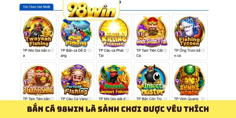 Bắn Cá 98WIN - Săn Thưởng Nhanh, Hạ Boss Khủng Nhất - Slotvoyage