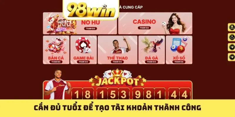 Đăng Ký 98WIN - Các Bước Tạo Tài Khoản Nhanh Năm 2026 - Slotvoyage