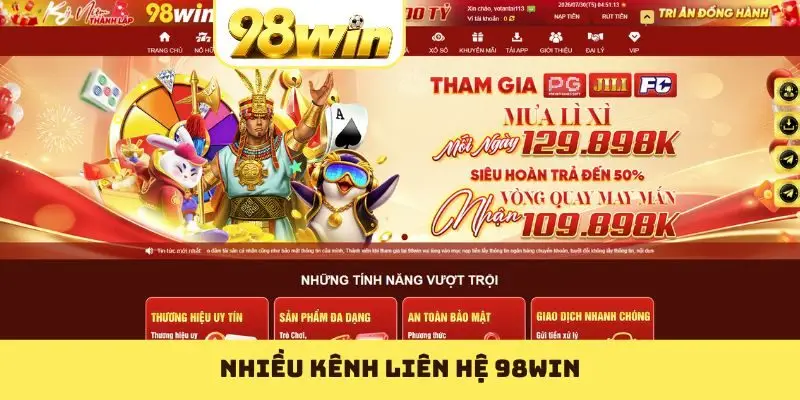 Liên Hệ 98WIN - Hướng Dẫn Cách Kết Nối CSKH Nhanh Nhất - Slotvoyage